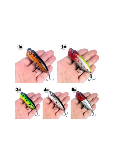 Springsun "gerçekçi 3d Gözlü 6 Kancalı Sert Yem Balık Avı Oltası - Tuzlu Ve Tatlı Su İçin"