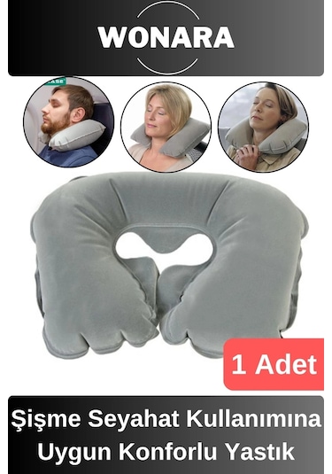 Wonara Dayanıklı Şişme Seyahat Yastığı