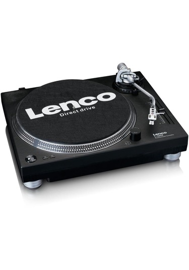 Lenco L-3809  Direct Drive Motorlu Usb Bağlantılı Plak Pikap Siyah