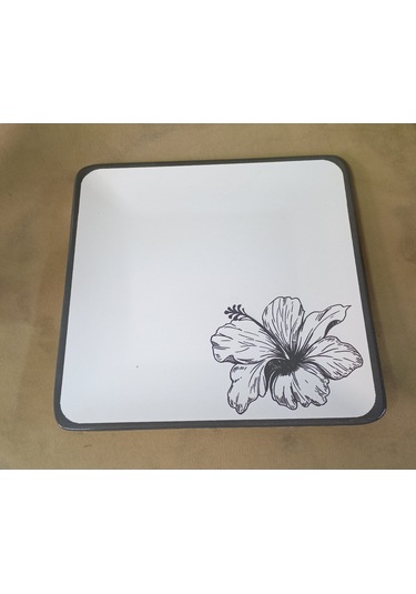 Konak Züccaciye Kare Tabak 25x25 Cm