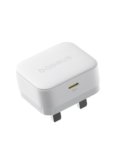 Tongxida Baseus Palm 20w Hızlı Şarj C Tipi Adaptör İngiltere Fişi Beyaz Beyaz