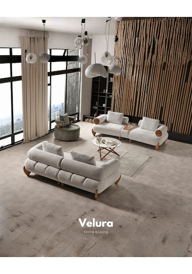 Soho 3+3+1 Koltuk Takımı & Oturma Grubu Krem