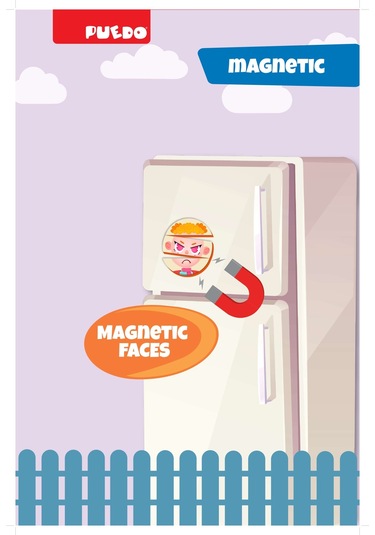 Puedo Manyetik Puzzle - Emotions Duygular