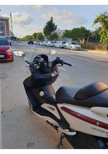 Motocam Sym Gts Evo 250 Ön Cam 2006-2015 Model 63cm Şeffaf Renkli 4mm 10cm Daha Uzun