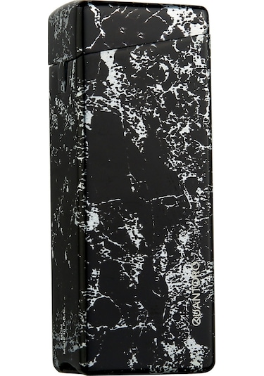 Quantoro Tek Torch Pürmüz Siyah Desenli Metal Puro Çakmağı - Trz1061