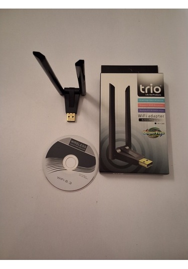 Trio Wifi Adaptör 600mbps Çift Anten