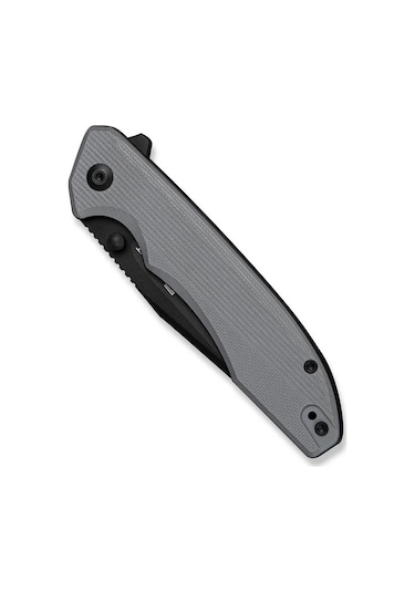 Sencut Sylor Gray G10 Handle Black D2 Blade Kamp Çakı Gri