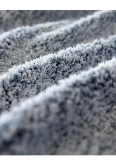 Madame Coco Nord Çift Kişilik Sherpa Battaniye İndigo Indigo