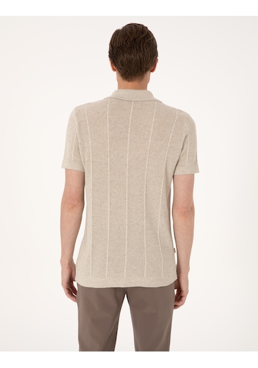 Pierre Cardin Erkek Bej Hırka Triko 50305993-vr011 Bej