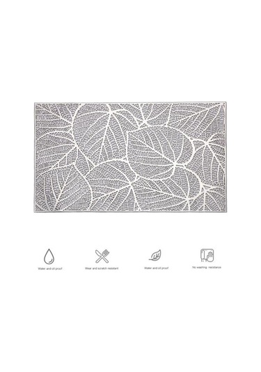 Gümüş Kullanışlı Masa Servis Altlığı Isı Yalıtımı Çok Fonksiyonlu Dekoratif Gümüş