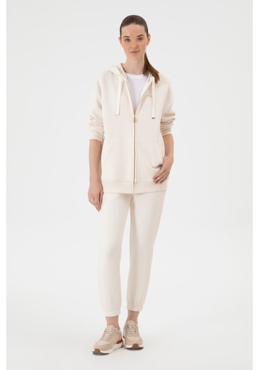 U.s. Polo Assn. Kadın Krem Eşofman Altı 50313581-vr071 Krem