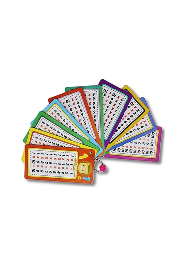 Gen-of Zincirli Çarpım Tablosu Büyük 6x11.5 Cm 0861