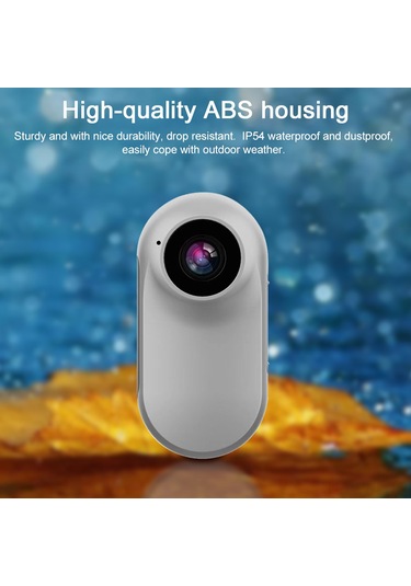 Padalink Beyaz Outdoor Spor Kamera - 1080p Hd Kayıt Cihazı, 0.96" Ekran, 8mp Fotoğraf, Sürekli Kayıt, 380mah Batarya, Ip54 Su Geçirmez Beyaz