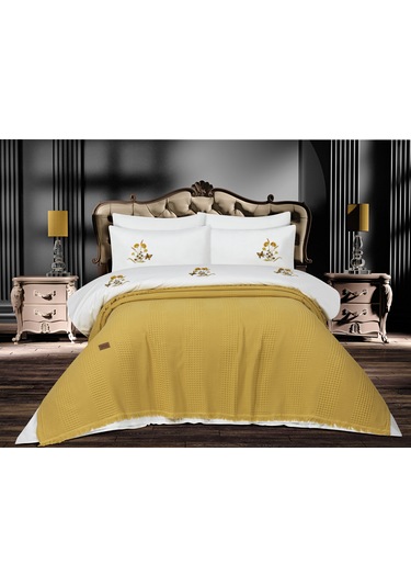 Goldroom Home Nicola Gelin Seti 7 Parça Hardal