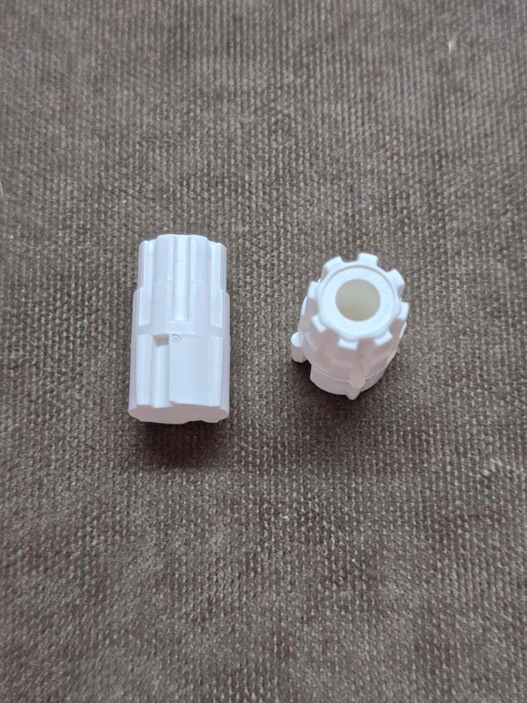 Çift Mekanizmalı Tül Stor Perde Mekanizma Zincir Kapak Tamir Seti Beyaz