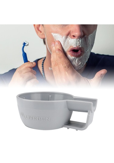 Dolıty Sabun Kupa Kase Taşınabilir Tıraş Kasesi Gri