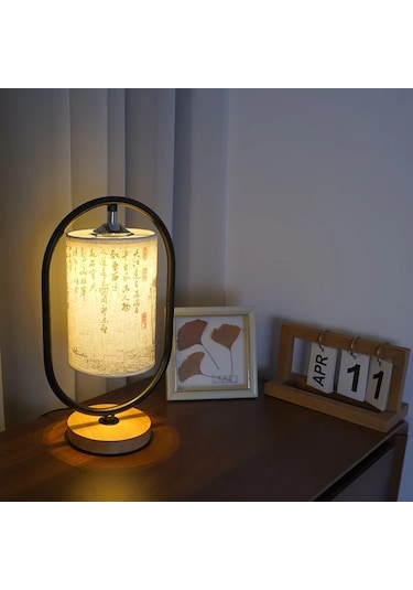 Willowhaven 1 Adet Usb Şiir Masa Lambası, Kırmızı Uçurum Ve Lantern Koleksiyonu Yatak Başı Okuma Lambası