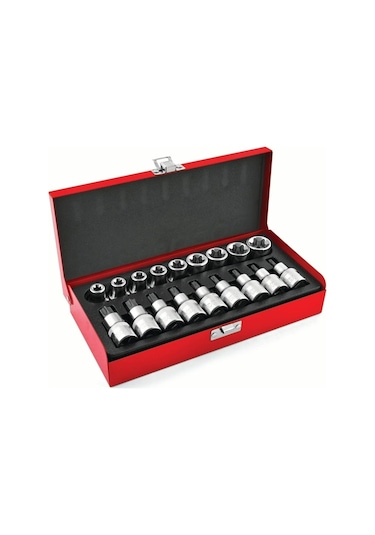 Dht 1/2 Torx Lokma Seti İç Dış 18 Parça