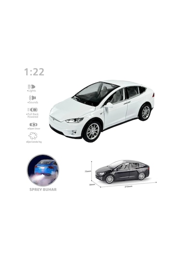 Hcl-511a Çek Bırak 1:22 Sesli Ve Işıklı Buharlı Tsl Metal Araba -vardem Oyuncak Çok Renkli
