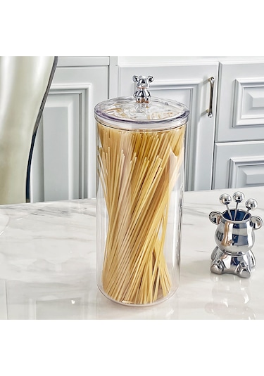 Suntek Kahve Çekirdeği Mutfak Gıda Kabı Aperatif Kurabiye 2600-ml Temizlemek