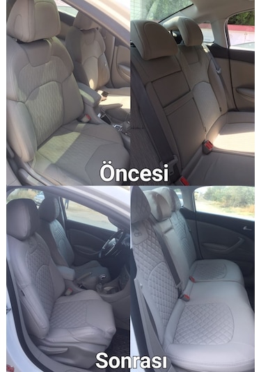 Citroen C5 Araca Özel Deri Oto Koltuk Kılıfı 158199