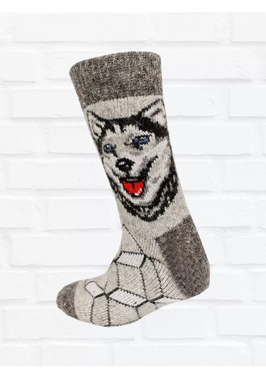 Nakın Yünlü Sıcak Kış Çorapları Hediye 3 Çift 172135150 Gri