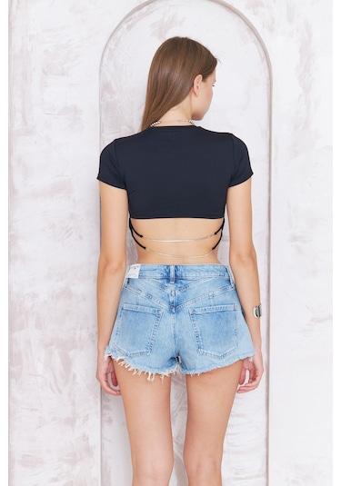 Kutaf Kadın Denim Şort 001