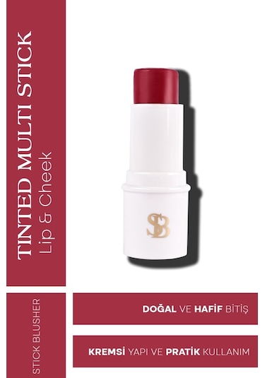 Selin Beauty Tinted Multi Stick Lip & Cheek Stick Allık Pink