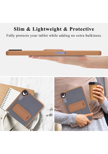 Xiaomi Pad Mini Kılıf Ve Ayaklı Tpu + Pc Skin-touch Tablet Kılıfı - Altın Tablet Kılıfı