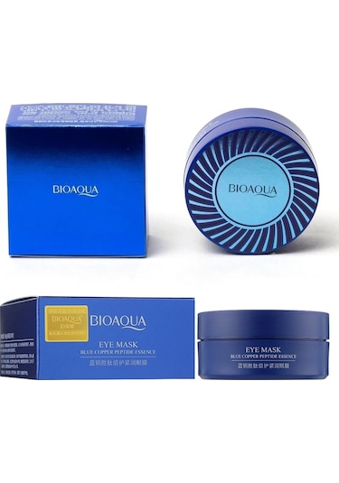 Bioaqua Mavi Bakır Peptidli Yenileyici ve Sıkılaştırıcı Kolajen Göz Maskesi 80 G
