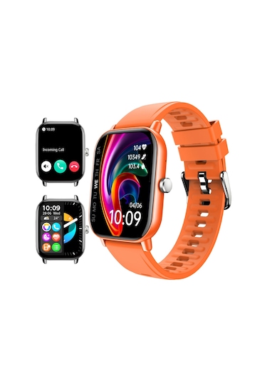 Geeroyoo JZR GY 2 İnç Sağlık uyku Takibi IP67 Su Geçirmez Bluetooth 5.3 Görüşme Mini Oyunlar & 100+ Spor Modu Uzun Pil Ömrü Akıllı Saat