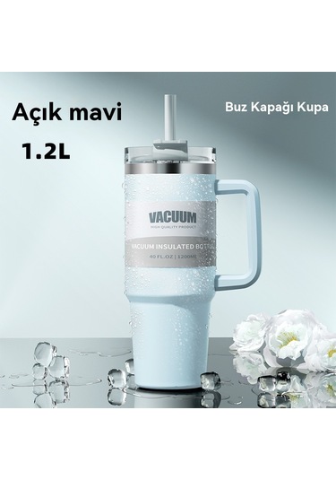 5arabaya Monte 304 Paslanmaz Çelik Isı Ve Soğuk İzolasyonlu Buz Kabı