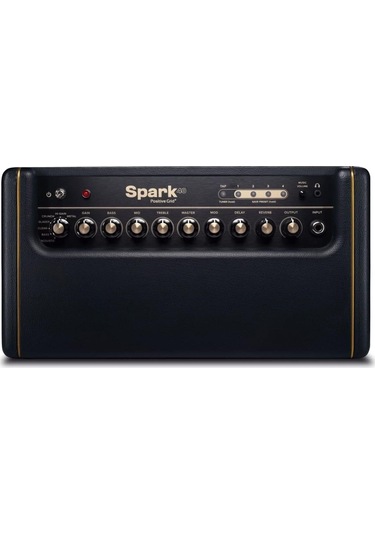 Positive Grid Spark 40w Akıllı Gitar Amfisi, Usb Ses Kartı Ve Bluetooth Hoparlör Combo Siyah