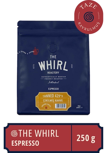 The Whirl Espresso Tanned 429°F Çekilmiş Kahve 250 G