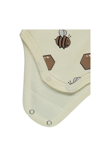 Civil Baby Bebek Çıtçıtlı Badi 1-18 Ay Bej 14d20230123s1-2 Bej