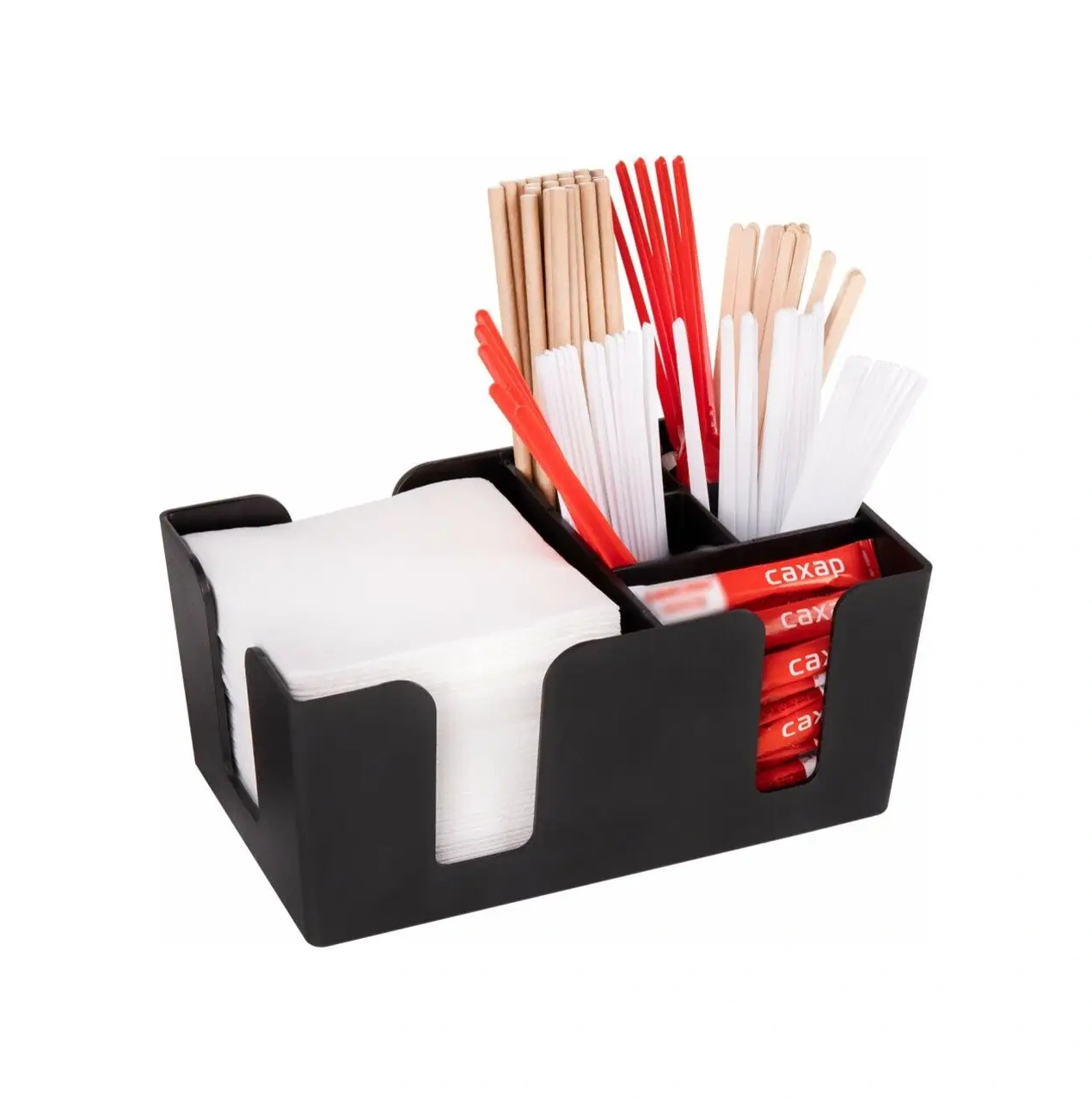 Laima Mutfak Masası İçin Peçetelik, Baharat Düzenleyici Stand 90069995 Siyah