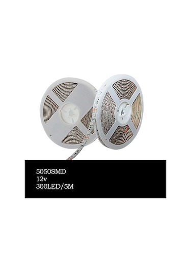 Moly 5m 5050 Smd Bitki Büyüme Işık Şeridi - 60 Led/m - Kırmızı-mavi Ip20 Dc12v Sera/hidroponik Diğer