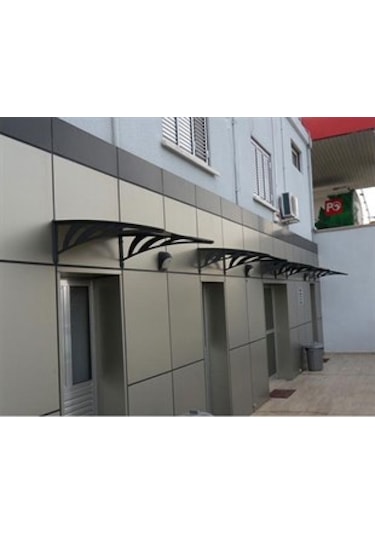 Transpaforza Tf Std 1.12 Kapı Üstü Sundurma 360 X 100 Gri 3 Mm Solid Levha