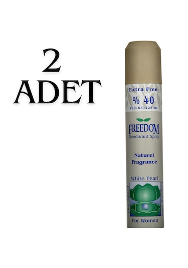 Akat Freedom White Pearl Kadın Sprey Deodorant 2 x 225 ML