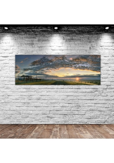 Bk Home Manzara Panorama Kanvas Tablo 100X35Cm-4