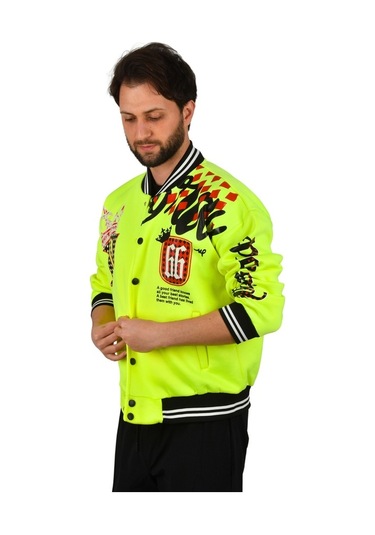 Deepsea Erkek Sarı Çıtçıtlı Kolej Mont 2304764 Sarı