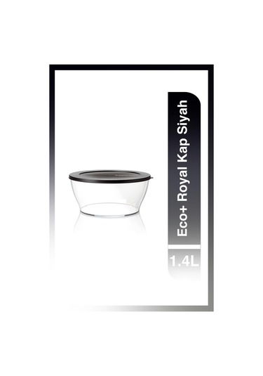 Tupperware Eco+ Royal Kap 2.4l Siyah