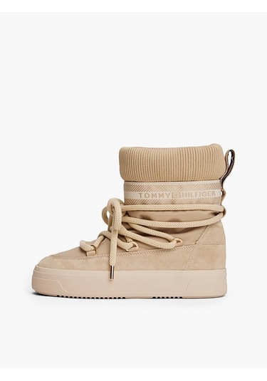 Tommy Hilfiger Kadın Bot Fw0fw08998acc Bej