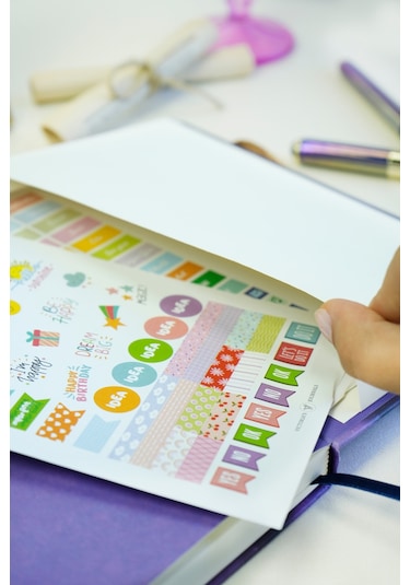 Venzi Art Sert Kapak Vegan Deri 192 Sayfa A5 80gr. Noktalı Defter Turkuaz