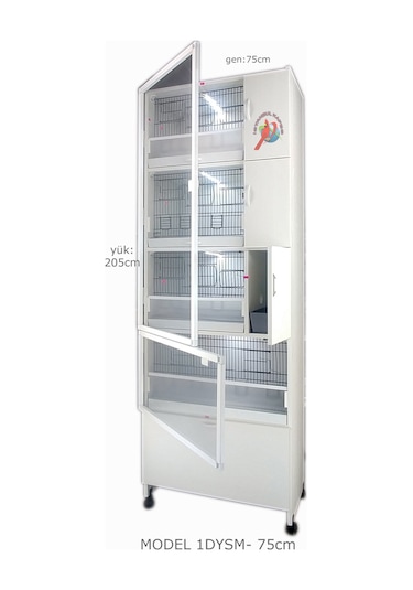 İstanbul Kafes Model 1Dys Pvc Kuş Dolabı
