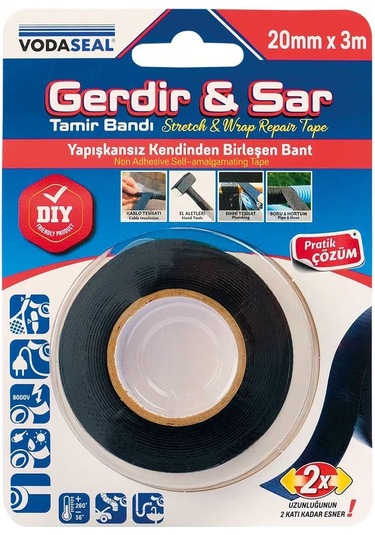 Vodaseal Gerdir Sar Tamir Bandı 20 Mm 3 Metre