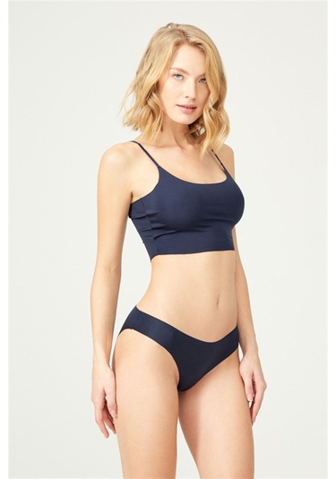 Basic İz Yapmayan Lazer Kesim Kadın Bikini Külot 7'li Paket - 2 çok Renkli Çok Renkli