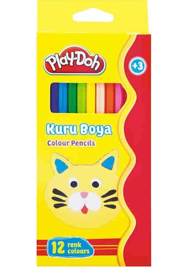 Play-doh Kuru Boya Tam Boy 12 Renk Ku001