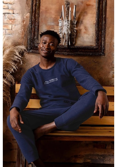 Sude Erkek Kışlık Polar Pijama Takımı K100/12 - 1 Adet 001 Sude Erkek Kışlık Polar Pijama Takımı K100/12 - 1 Adet 001