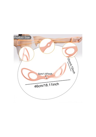 Homyl Şekil 8 Direnç Bandı Germe Gergisi Kadınlar Erkekler Ev Pembe